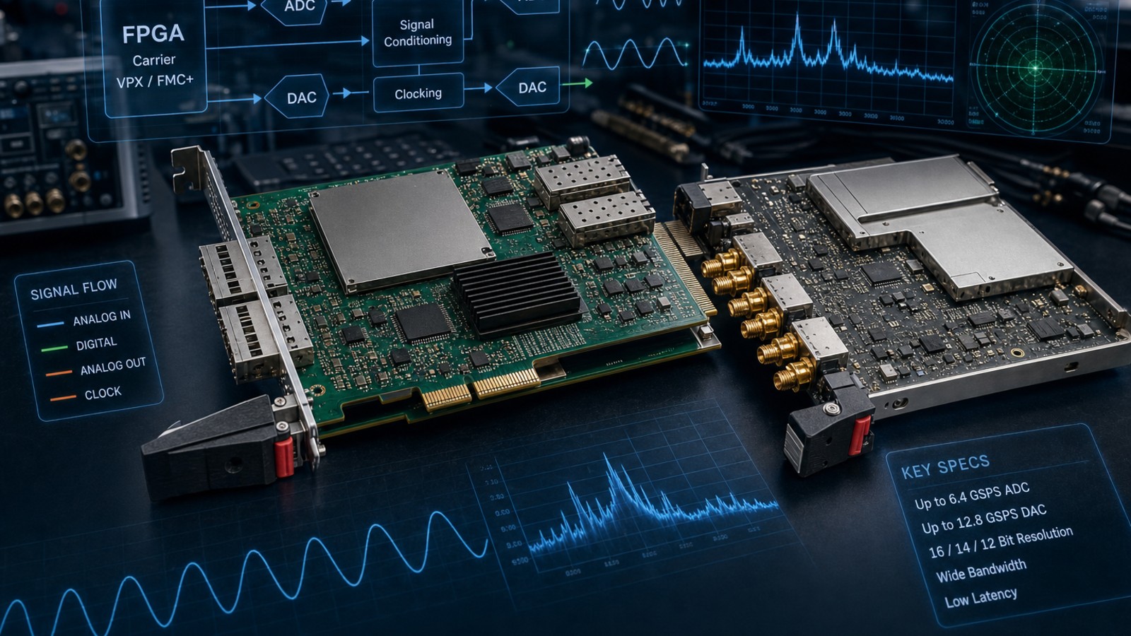 FPGA + ADC/DAC